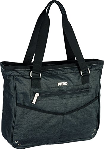 Nitro Damen Handtasche Carry All Bag, Black Denim, 16 L Nitro Damen Handtasche Carry All Bag, Black Denim, 16 L von Nitro