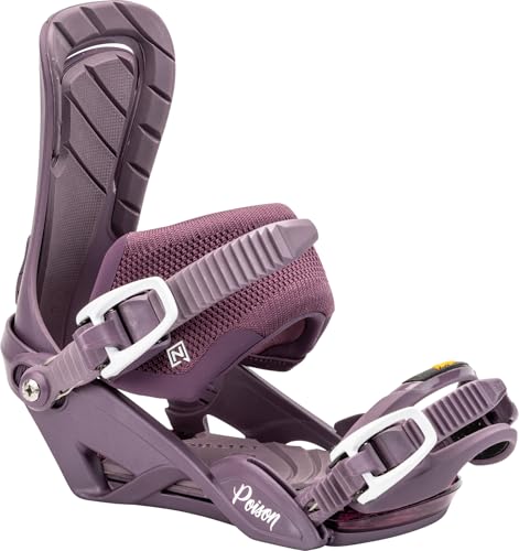 Nitro Damen Poison '24 All Mountin Freeride Bindung Snowboardbindung, DEEP Purple, S/M von Nitro