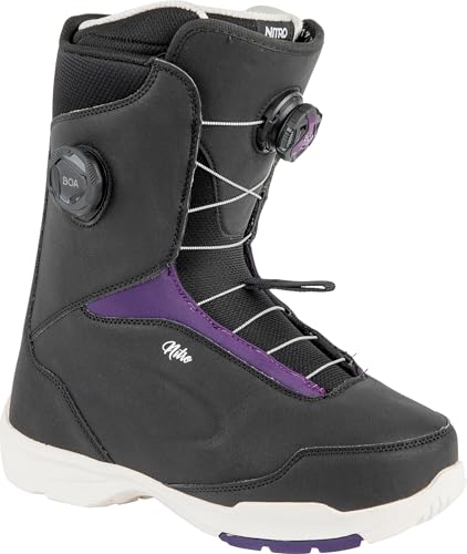 Nitro Damen Scala BOA Snowboardboot, Black-Purple, MP 25,5 // EU 39 1/3 // US 8 von Nitro