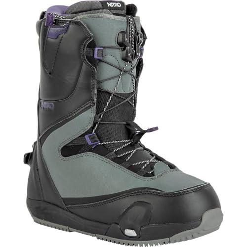 Nitro Damen Snowboards CAVE TLS '23 Step ON All Mountain Freestyle Freeride Schnellschnürsystem Boot Snowboardboot, Black-Charcoal, MP 25,0 // EU 38 2/3 // US 7,5 Nitro Damen Snowboards CAVE TLS '23 Step ON All Mountain Freestyle Freeride Schnellschnürsystem Boot Snowboardboot, Black-Charcoal, MP 25,0 // EU 38 2/3 // US 7,5 von Nitro
