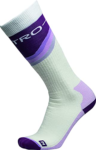 NITRO Damen Socks WMNS Cloud 5 Snowboardsocken, White Purple, S NITRO Damen Socks WMNS Cloud 5 Snowboardsocken, White Purple, S von NITRO