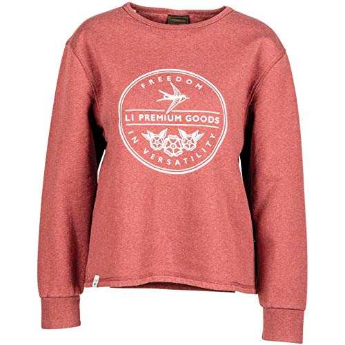 Nitro Erwachsene Bristol Crew'20 Neck, Oxblood Melange, L von Nitro