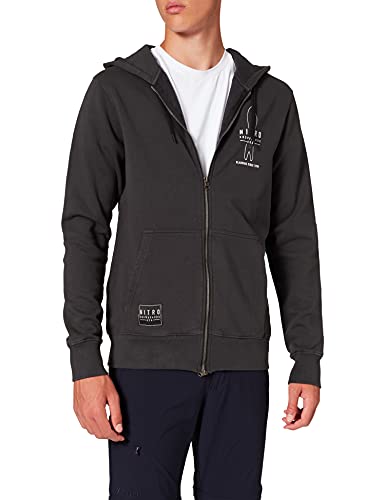 Nitro Erwachsene ICON Zip'20 Hoodie, Black, XL von Nitro