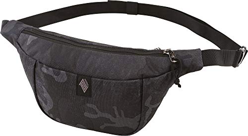 Hip Bag, Stylische Brusttasche, Gürteltasche mit 2 Fächern, Travel Pack, Heritage Umhängtasche, Festival Hüfttasche, Bauchtasche, Forged Camo, 25 x 14 x 8cm von Nitro