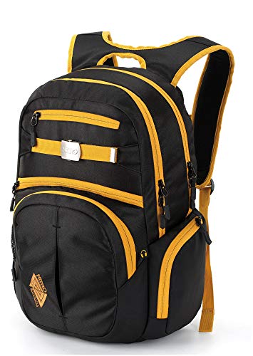 Nitro Hero Pack / großer trendiger Rucksack Tasche Backpack / mit gepolstertem Laptopfach und weiteren tollen Features / Schoolbag / Schulrucksack / 37L / Golden Black Nitro Hero Pack / großer trendiger Rucksack Tasche Backpack / mit gepolstertem Laptopfach und weiteren tollen Features / Schoolbag / Schulrucksack / 37L / Golden Black von Nitro