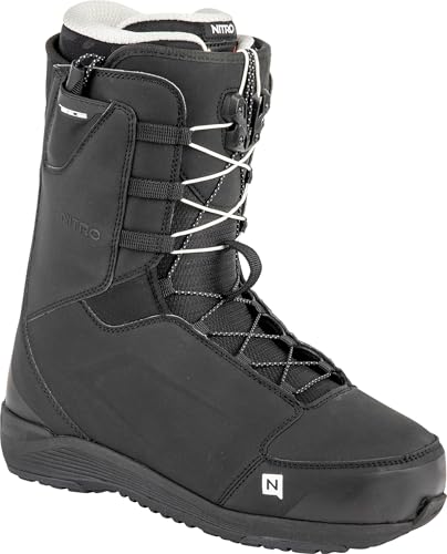 Nitro Herren Anthem TLS All Mountain Freeride Freestyle Schnellschnürsystem Boot Snowboardboot, Schwarz, MP 26.5 // EU 40 2/3 // US 8,5 von Nitro