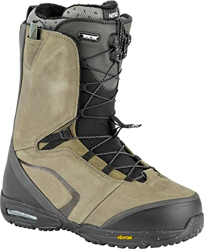 Nitro Herren EL Mejor TLS '22 All Mountain Freeride Freestyle Highend Premium Schnellschnürsystem Boot Snowboardboot, Brown-Black, 305 von Nitro