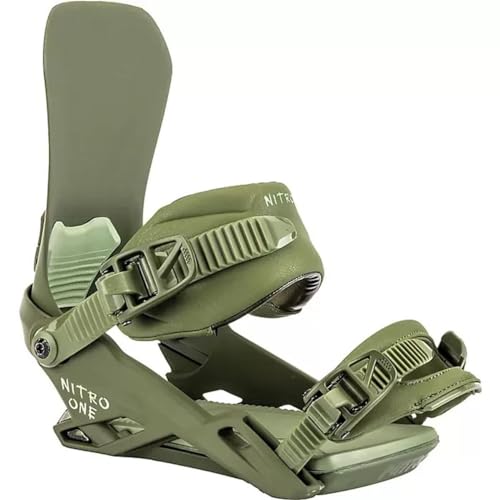 Nitro Herren One '23 Snowboard All-Terrain-Bindung Snowboardbindung, Olive, L Nitro Herren One '23 Snowboard All-Terrain-Bindung Snowboardbindung, Olive, L von Nitro