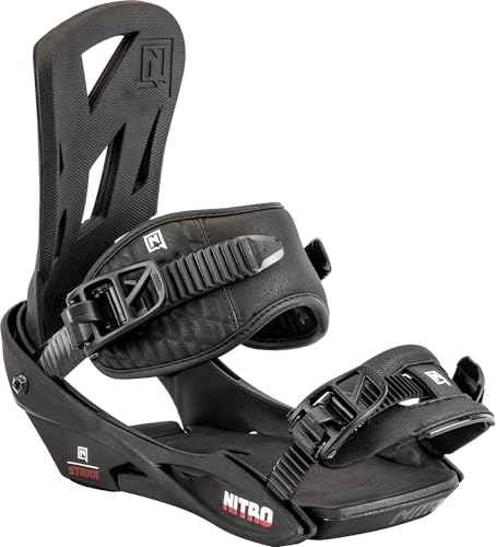 Nitro Herren STAXX '23 Snowboard Bindung Snowboardbindung, Black, L von Nitro