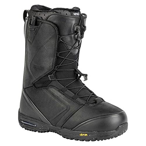 Nitro Herren Nitro heren El Mejor Tls '23 All Mountain Freeride Freestyle Highend premium snelsluitsys Snowboardboot, Schwarz, MP 28,0 // EU 42 2/3 US 10 von Nitro