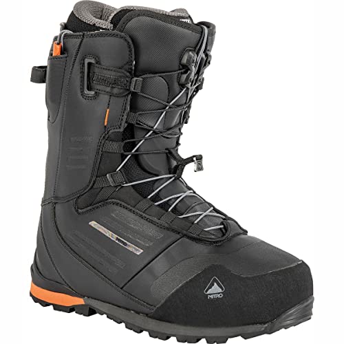 Nitro Herren Nitro Herren Incline Tls '23 Splitboardboot All Mountain Freeride Premium Schneeschnürsys Snowboardboot, Schwarz, MP 24,5 // EU 38 US 6,5 von Nitro