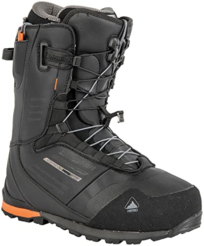 Nitro Herren Nitro heren incline Tls '23 Splitboardboot All Mountain Freeride Premium sneeuwvetersyste Snowboardboot, Schwarz, MP 27,0 // EU 41 1/3 US 9 von Nitro