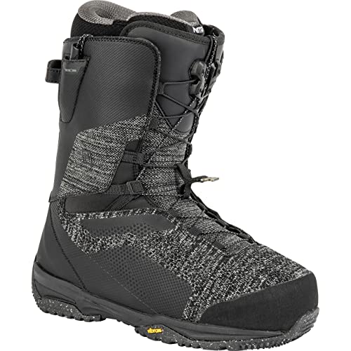 Nitro Herren Snowboards Skylab TLS '23 Splitboardboot All Mountain Freeride Premium Schnellschnürsystem Boot Snowboardboot, Black, MP 28,5 // EU 43 1/3 // US 10,5 von Nitro