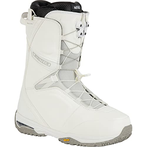 Nitro Herren Snowboards Team TLS '23 All Mountain Freeride Freestyle Schnellschnürsystem Boot Snowboardboot, White, MP 28,5 // EU 43 1/3 // US 10,5 von Nitro