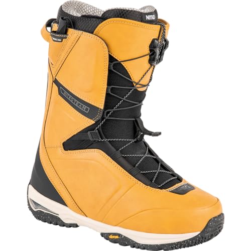 Nitro Snowboardboots Team TLS '24 All Mountain Freeride Freestyle Schnellschnürsystem Boot, Camel, MP 27.0 // EU 41 1/3 // US 9 von Nitro