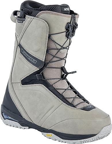 Nitro Snowboardboots Team TLS '24 All Mountain Freeride Freestyle Schnellschnürsystem Boot, MUD, MP 25.5 // EU 39 1/3 // US 7,5 von Nitro