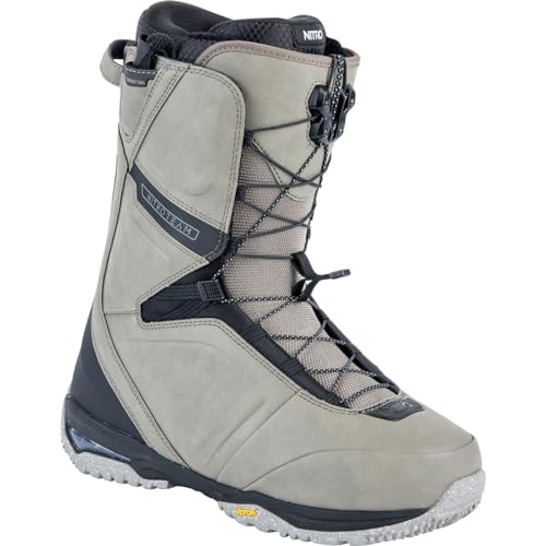 Nitro Snowboardboots Team TLS '24 All Mountain Freeride Freestyle Schnellschnürsystem Boot, MUD, MP 31.0 // EU 46 2/3 // US 13 von Nitro