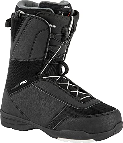 Nitro Herren Vagabond TLS '22 All Mountain Freestyle Schnellschnürsystem günstig Boot Snowboardboot, Black, 250 von Nitro