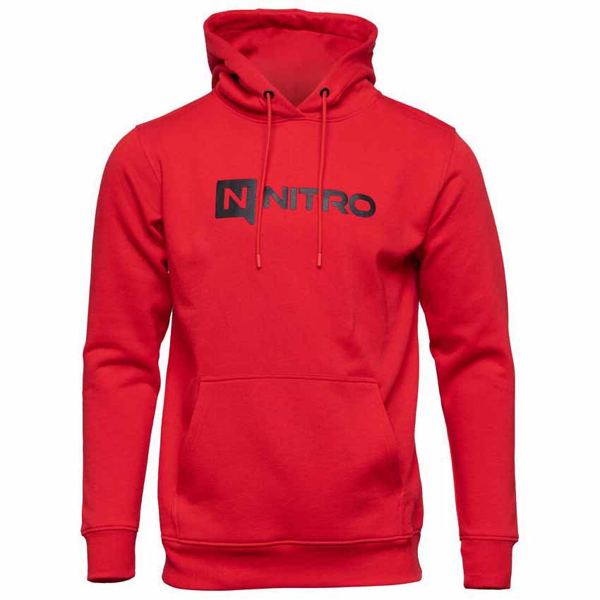 Nitro Logo Hoodie Rot S Mann von Nitro