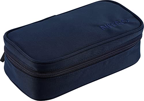 Nitro Pencil Case XL inkl. Geo Dreieick & Stundenplan, Federmäppchen, Schlampermäppchen, Faulenzer Box, Federmappe, Stifte Etui, Night Sky, 21 x 10 x 6,5 cm von Nitro