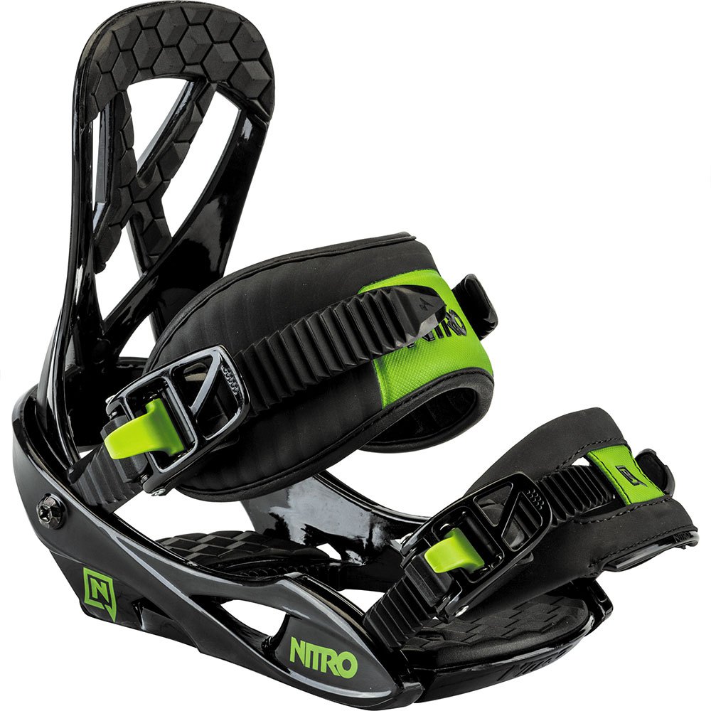 Nitro Rental Youth Junior Snowboard Bindings Grün XS von Nitro