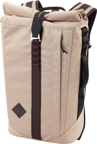 Nitro Scrambler, Businessrucksack mit Roll-Top und gepolstertem 15“ Wide Laptopfach, Urban Mobility Rucksack, Kurierrucksack, Alltagsrucksack, 28 L +, Almond Nitro Scrambler, Businessrucksack mit Roll-Top und gepolstertem 15“ Wide Laptopfach, Urban Mobility Rucksack, Kurierrucksack, Alltagsrucksack, 28 L +, Almond von Nitro