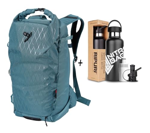 Nitro Snowboards, Splitback Set mit Ripuri 600 ml Flasche & Filter, Splitboard Rucksack, Tourenrucksack, 30 L, Arctic Nitro Snowboards, Splitback Set mit Ripuri 600 ml Flasche & Filter, Splitboard Rucksack, Tourenrucksack, 30 L, Arctic von Nitro