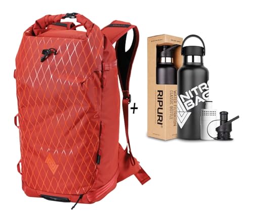 Nitro Snowboards, Splitback SET mit Ripuri 600 ml Flasche & Filter, Splitboard Rucksack, Tourenrucksack, 30 L, Supernova Nitro Snowboards, Splitback SET mit Ripuri 600 ml Flasche & Filter, Splitboard Rucksack, Tourenrucksack, 30 L, Supernova von Nitro