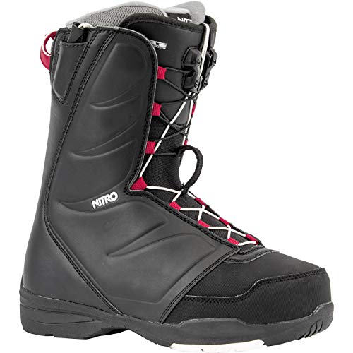 Nitro Snowboards Damen FLORA TLS '20 All Mountain Freestyle Schnellschnürsystem günstig Boot Snowboardboot, 25.5, BLACK Nitro Snowboards Damen FLORA TLS '20 All Mountain Freestyle Schnellschnürsystem günstig Boot Snowboardboot, 25.5, BLACK von Nitro Snowboards