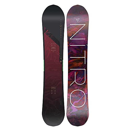 Nitro Snowboards Damen Victoria PRO ´23, Freerideboard, Directional, Trüe Camber, Mountain, leicht durch KOROYD Core Technologie Nitro Snowboards Damen Victoria PRO ´23, Freerideboard, Directional, Trüe Camber, Mountain, leicht durch KOROYD Core Technologie von Nitro
