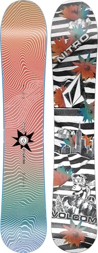 Nitro Snowboards Herren ALTERNATOR X Volcom BRD´25, Allmountainboard, Directional, True Camber, All-Terrain, Mid-Wide bis Wide, je nach Länge, Volcom Grafik von Nitro