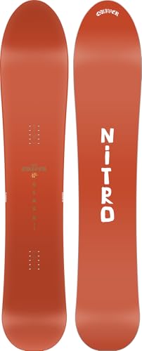 Nitro Snowboards Herren Slash BRD ´25, Powderboard, 3D Surf Tech, Tapered Directional, Trüe Camber, All Mountain - Backcountry, Wide, für große Füße von Nitro