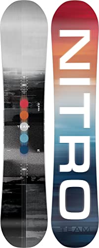 Nitro Snowboards Herren Team GULLW.Wide BRD ´23, Freestyleboard, Directional Twin, Gullwing Rocker, All-Terrain, Wide, für große Füße von Nitro