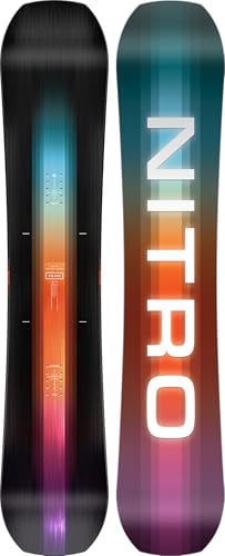 Nitro Snowboards Herren Team Wide Board ´25, Freestyle/Freerideboard, Directional Twin, Trüe Camber, All-Terrain, Wide, für große Füße Nitro Snowboards Herren Team Wide Board ´25, Freestyle/Freerideboard, Directional Twin, Trüe Camber, All-Terrain, Wide, für große Füße von Nitro