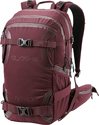 Nitro Snowboards Slash 25 Pro Snowboardrucksack, Tourenrucksack, 25 L, Wine von Nitro