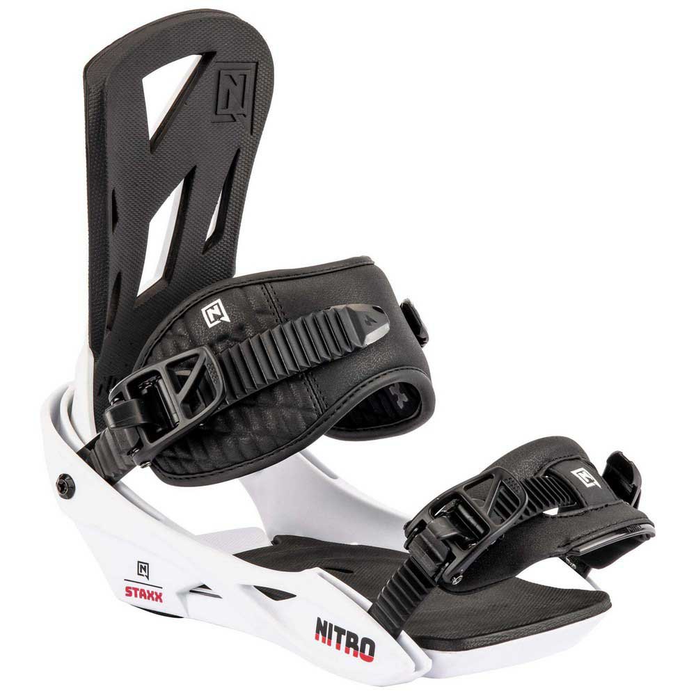 Nitro Staxx Snowboard Bindings Schwarz L von Nitro