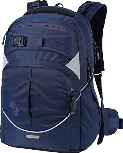Nitro Superhero Schulrucksack, Rucksack, abnehmbarer Hüftgurt, robuste Bodenplatte, Thermotasche, 30 L, Night Sky Nitro Superhero Schulrucksack, Rucksack, abnehmbarer Hüftgurt, robuste Bodenplatte, Thermotasche, 30 L, Night Sky von Nitro