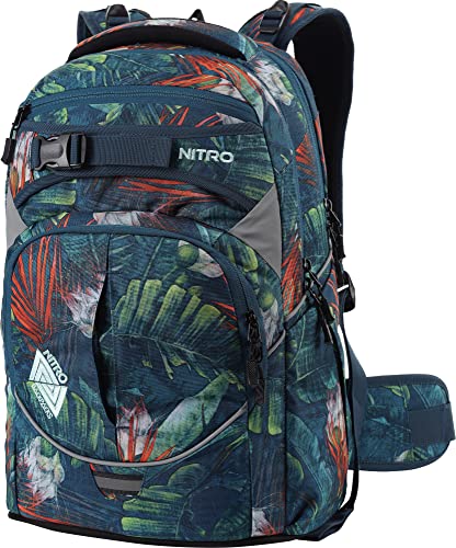 Nitro Superhero Schulrucksack, Rucksack, abnehmbarer Hüftgurt, robuste Bodenplatte, Thermotasche, 30 L Nitro Superhero Schulrucksack, Rucksack, abnehmbarer Hüftgurt, robuste Bodenplatte, Thermotasche, 30 L von Nitro