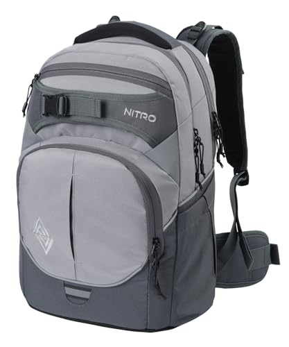 Nitro Superhero Schulrucksack, Rucksack, abnehmbarer Hüftgurt, robuste Bodenplatte, Thermotasche von Nitro