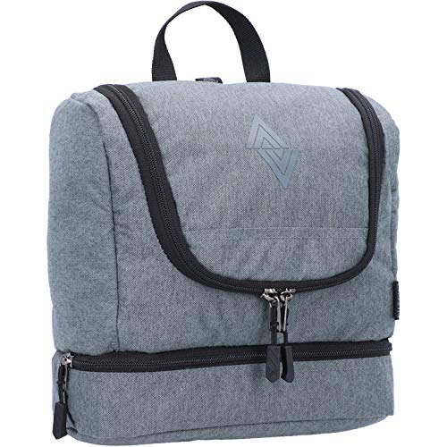 Travel Kit stylische Reisewaschtasche mit extra Bodenfach Kulturbeutel zum Aufhängen Kosmetiktasche mit vielen Staufächern für Reisen und Campen Toiletry Bag, 25x24x11 cm, Black Noise Travel Kit stylische Reisewaschtasche mit extra Bodenfach Kulturbeutel zum Aufhängen Kosmetiktasche mit vielen Staufächern für Reisen und Campen Toiletry Bag, 25x24x11 cm, Black Noise von Nitro