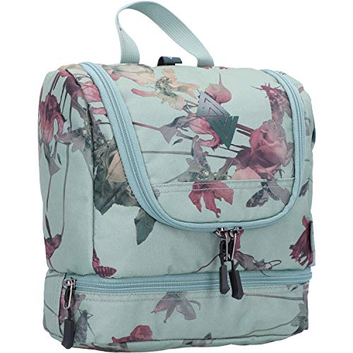 Travel Kit stylische Reisewaschtasche mit extra Bodenfach Kulturbeutel zum Aufhängen Kosmetiktasche mit vielen Staufächern für Reisen und Campen Toiletry Bag, 25x24x11 cm, Dead Flower Travel Kit stylische Reisewaschtasche mit extra Bodenfach Kulturbeutel zum Aufhängen Kosmetiktasche mit vielen Staufächern für Reisen und Campen Toiletry Bag, 25x24x11 cm, Dead Flower von Nitro