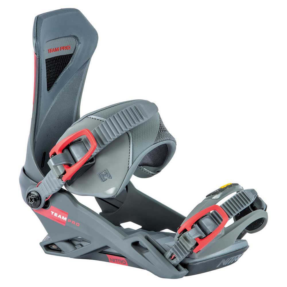 Nitro Team Pro Rental Snowboard Bindings Grau S-M Nitro Team Pro Rental Snowboard Bindings Grau S-M von Nitro