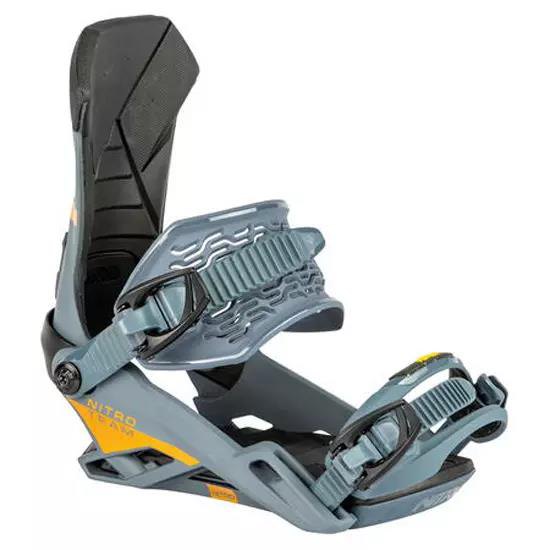 Nitro Team Snowboard Bindings Silber M von Nitro