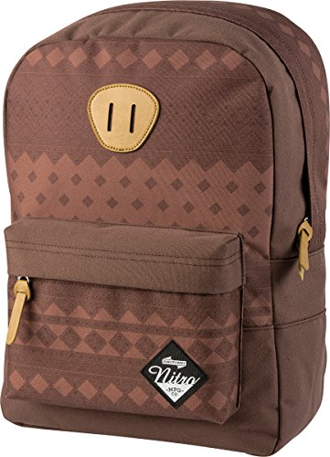 Nitro Urban Classic, Old School Daypack mit gepolstertem Laptopfach, urbaner Streetpack, Alltagsrucksack, Schulrucksack, Schoolbag, Northern Patch, 20 L von Nitro