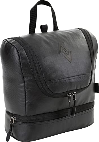Travel Kit stylische Reisewaschtasche mit extra Bodenfach Kulturbeutel zum Aufhängen Kosmetiktasche mit vielen Staufächern für Reisen und Campen Toiletry Bag, 25x24x11 cm, Boxed Black Travel Kit stylische Reisewaschtasche mit extra Bodenfach Kulturbeutel zum Aufhängen Kosmetiktasche mit vielen Staufächern für Reisen und Campen Toiletry Bag, 25x24x11 cm, Boxed Black von Nitro