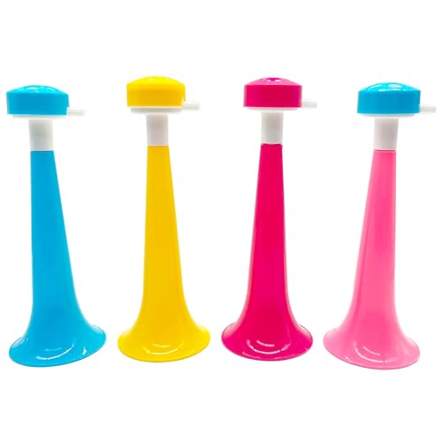 Niuhong 4 Pcs Vuvuzela Tröte Laut Fussball Fanfare Sehr Lautes Tröte Cheerleading Trompete Krachmacher Horn Plastik Trompeten Spielen Fanartikel Tröten Fan Zuschauer Fußballspiel Stadion Trompete Niuhong 4 Pcs Vuvuzela Tröte Laut Fussball Fanfare Sehr Lautes Tröte Cheerleading Trompete Krachmacher Horn Plastik Trompeten Spielen Fanartikel Tröten Fan Zuschauer Fußballspiel Stadion Trompete von Niuhong