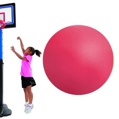 Silent Basketball – 3D Soft Ball, leise dribbelnde Basketbälle | Hochdichter Schaumstoffball, leicht zu greifender Schaumstoff-Dämpfer-Basketball, heller Mute-Basketball für Kinder, Teenager, Er von Nixieen