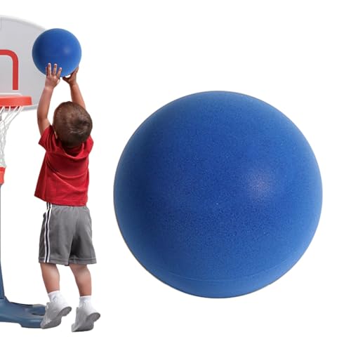 Silent Basketball – 3D Soft Ball, leise dribbelnde Basketbälle | Hochdichter Schaumstoffball, leicht zu greifender Schaumstoff-Dämpfer-Basketball, heller Mute-Basketball für Kinder, Teenager, Er von Nixieen