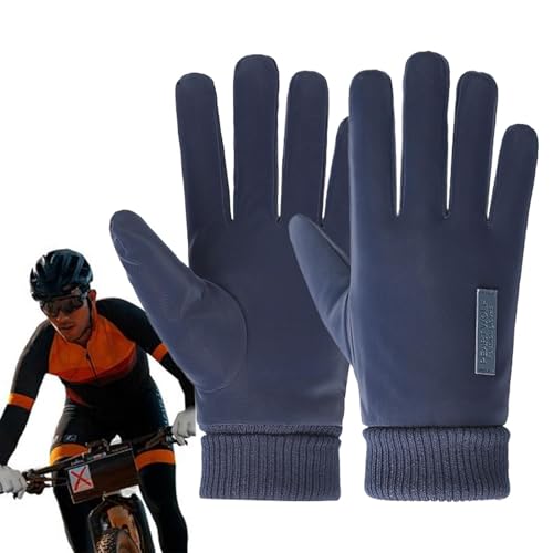 Thermohandschuhe Herren,Herrenhandschuhe für kaltes Wetter,Touchscreen-Thermo-Fahrhandschuhe | Wasserdichte SMS-Handhandschuhe, gepolsterte Thermo-Fahrhandschuhe, warm zum Laufen, Fahren, Wandern von Nixieen