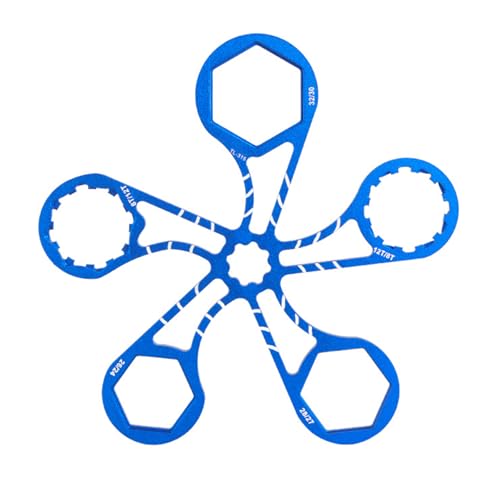 Njdkadey Fahrräder Gabel Kappen Schlüssel Fahrräder Multifunktionsschlüssel Nylon/Aluminium Legierung Fahrrad Entfernen Werkzeug Für Reparatur von Njdkadey
